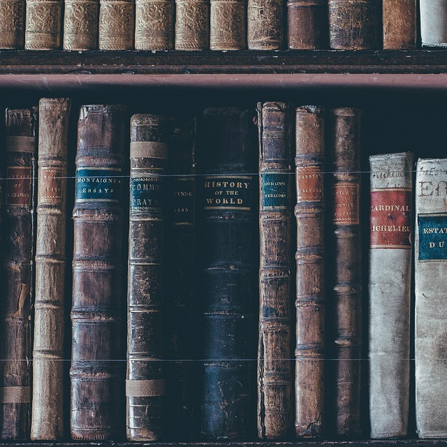 fiction novels shelf